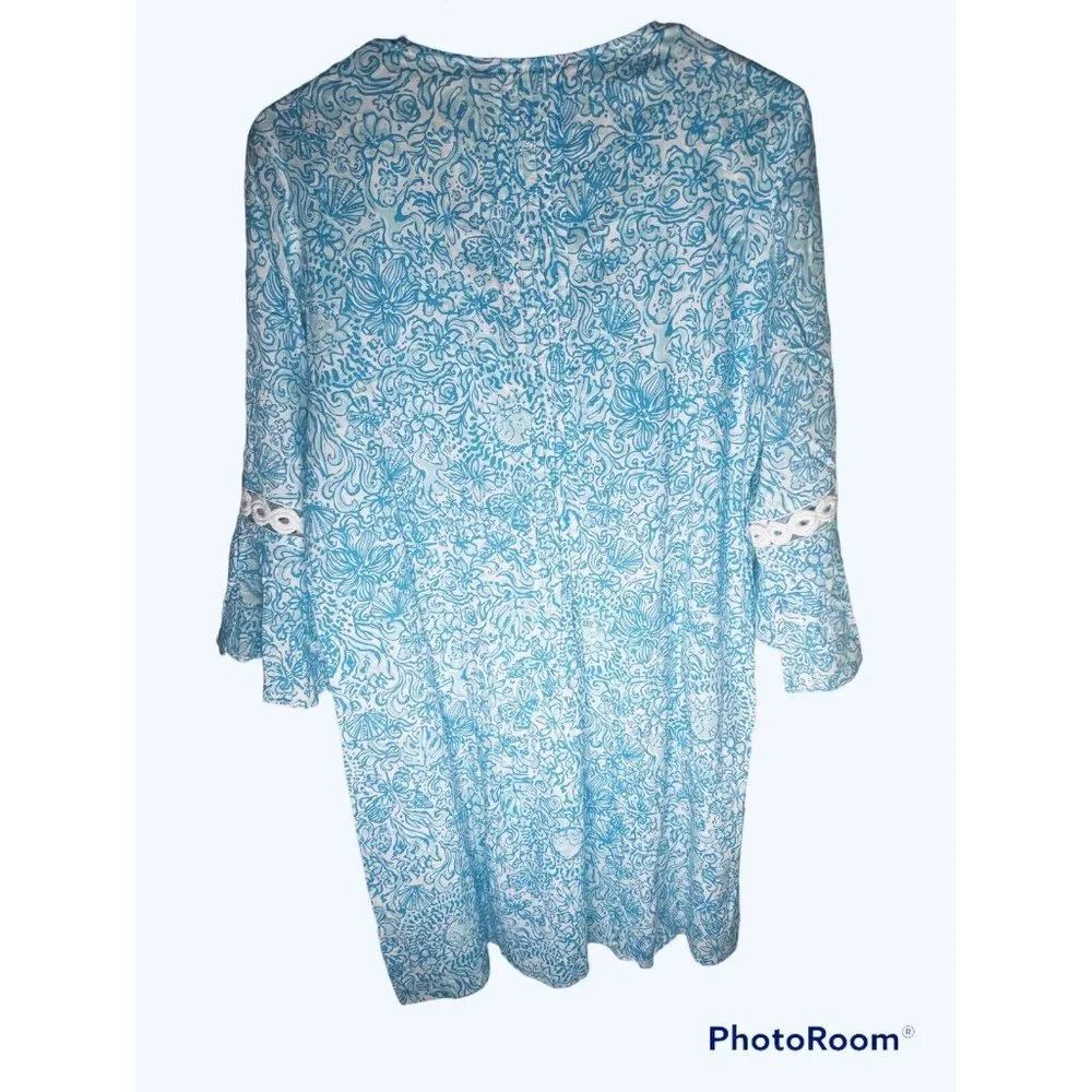 Lilly Pulitzer Hollie Tunic Dress "Took Me By Sunrise" Size Large NEW W/TAGS - Picture 5 of 8